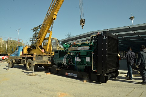 華全大型超市用柴油發電機組項目完成，發貨啦！